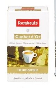 Colruyt Rombouts Goudmerk gemalen koffie 250 g aanbieding