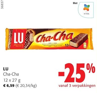 Colruyt LU Cha-Cha 12 x 27 g aanbieding