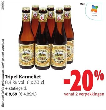 Colruyt Tripel Karmeliet aanbieding