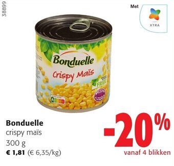 Colruyt Bonduelle crispy maïs 300 g aanbieding