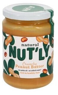 Colruyt Natural Nut'Ly Pindakaas Crunchy 350 g aanbieding