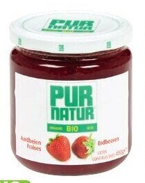 Colruyt Pur Natur Aardbeien 450 g aanbieding