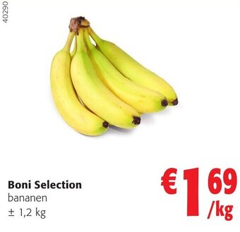 Colruyt Boni Selection bananen aanbieding