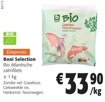 Colruyt Boni Selection Bio Atlantische zalmfilets aanbieding