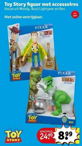 Kruidvat Toy story figuur met accessoires aanbieding