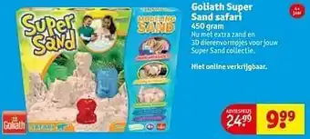 Kruidvat Goliath super sand safari aanbieding