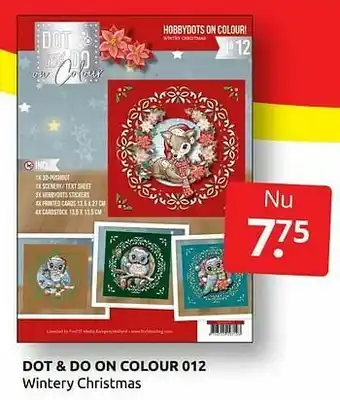 Boekenvoordeel Dot + do on colour 012 wintery christmas aanbieding