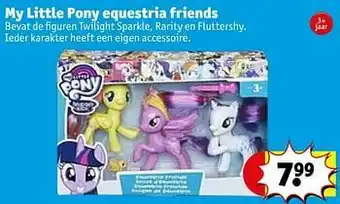 Kruidvat My little pony equestria friends aanbieding