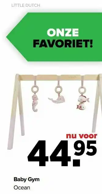 Baby-Dump Baby gym ocean aanbieding