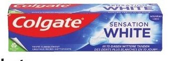 Colruyt Colgate Tandpasta Sensation White 75 ml aanbieding