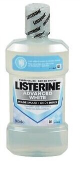 Colruyt Listerine Mondwater Advanced White 500 ml aanbieding