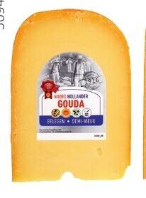 Colruyt Noord Hollander Gouda Belegen blok 475 g aanbieding