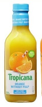 Colruyt Tropicana Orange Without Pulp 90 cl aanbieding