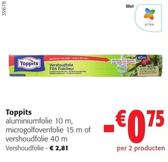 Colruyt Toppits Vershoudfolie aanbieding