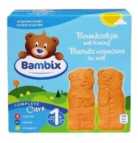 Bambix Berenkoekjes met honing 1+ 150 g