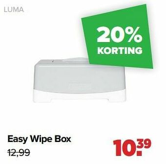Baby-Dump Easy wipe box aanbieding