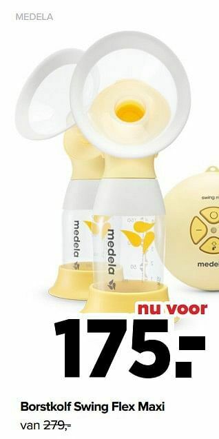 Baby-Dump Borstkolf swing flex maxi aanbieding