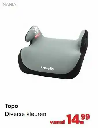 Baby-Dump Topo diverse kleuren aanbieding