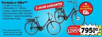 Kruidvat Formula e-bike aanbieding