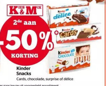 Spar Kinder snacks aanbieding