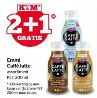 Spar Emmi Caffe latte aanbieding