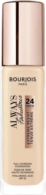 Bourjois always fabulous foundation 100 ivoire rosé