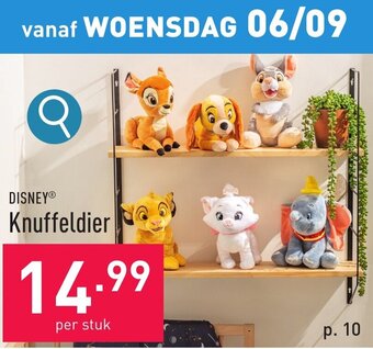 ALDI DISNEY Knuffeldier aanbieding