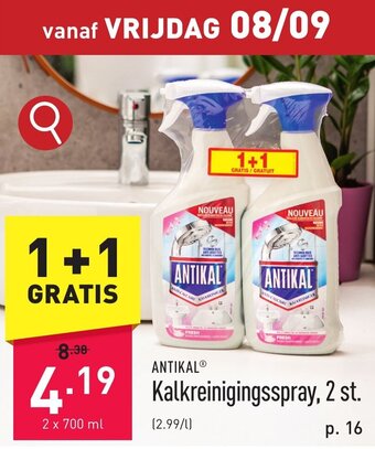 ALDI ANTIKAL Kalkreinigingsspray aanbieding