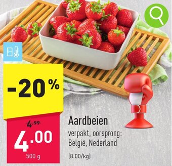 ALDI Aardbeien 500 g aanbieding