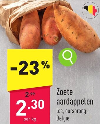 ALDI Zoete aardappelen aanbieding