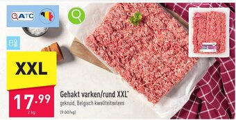 ALDI Gehakt varken/rund XXL aanbieding