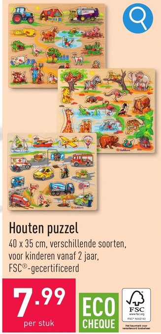 Houten puzzel