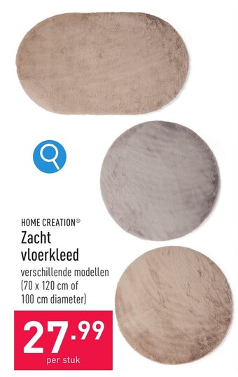 ALDI HOME CREATION Zacht vloerkleed aanbieding