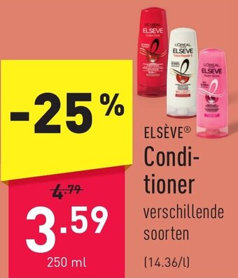 ALDI ELSÈVE Conditioner 250 ml aanbieding
