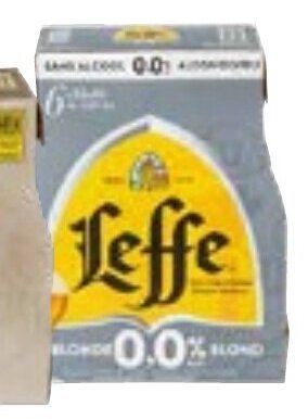 Colruyt Leffe Blond alcoholvrij bier 0,0 % vol 6 x 33 cl aanbieding