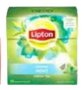 Colruyt Lipton Intense Mint Green Tea aanbieding
