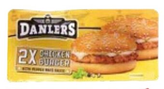 Colruyt Danlers Chicken Burger 250 g aanbieding