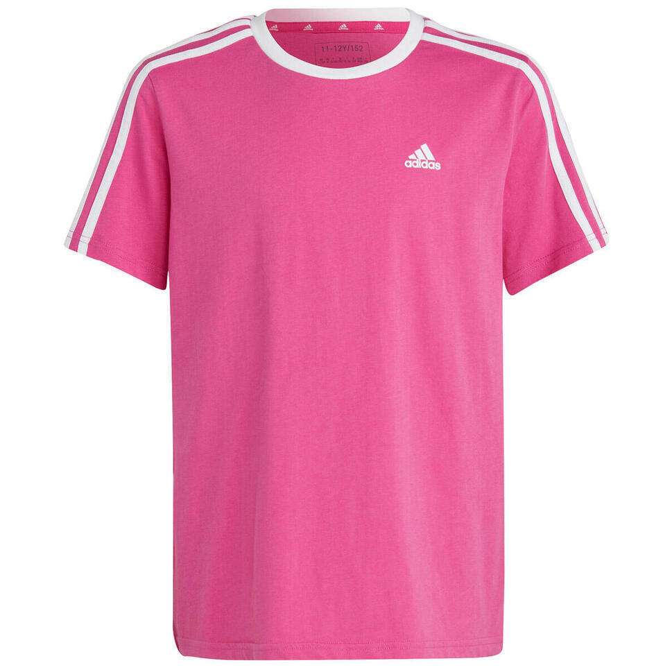Decathlon Adidas essentials 3-stripes meisjes t-shirt aanbieding