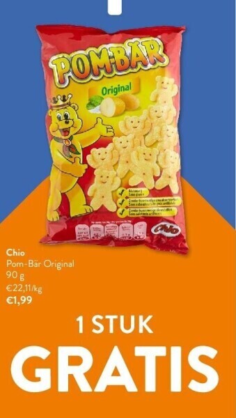 OKay Chio pom-bär original 90 g aanbieding