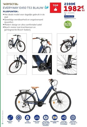 Everyway e450 t53 blauw