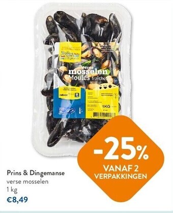 OKay Prins & dingemanse verse mosselen 1 kg aanbieding