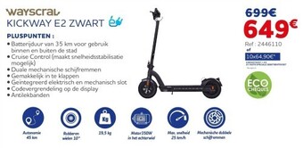 Auto5 Kickway e2 zwart aanbieding