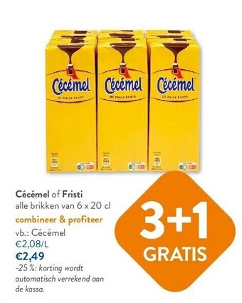 OKay Cécémel of fristi aanbieding
