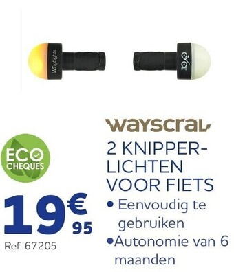2 knipperlichten voor fiets