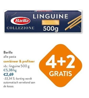 OKay Barilla alle pasta aanbieding