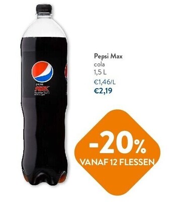 OKay Pepsi max cola 1,5 l aanbieding