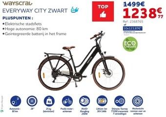 Auto5 Everyway city zwart aanbieding