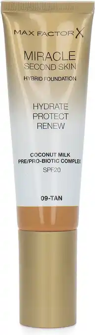 Max factor miracle second skin foundation - 09 tan