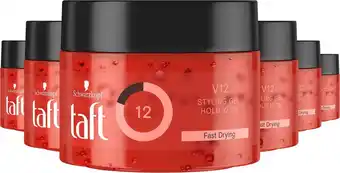 Bol.com Taft v12 power gel 6x 250ml - grootverpakking aanbieding