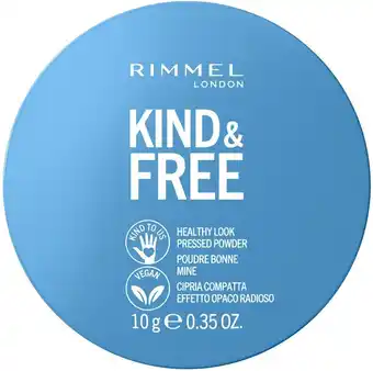 Bol.com Rimmel london kind & free vegan pressed powder gezichtspoeder 040 tan aanbieding